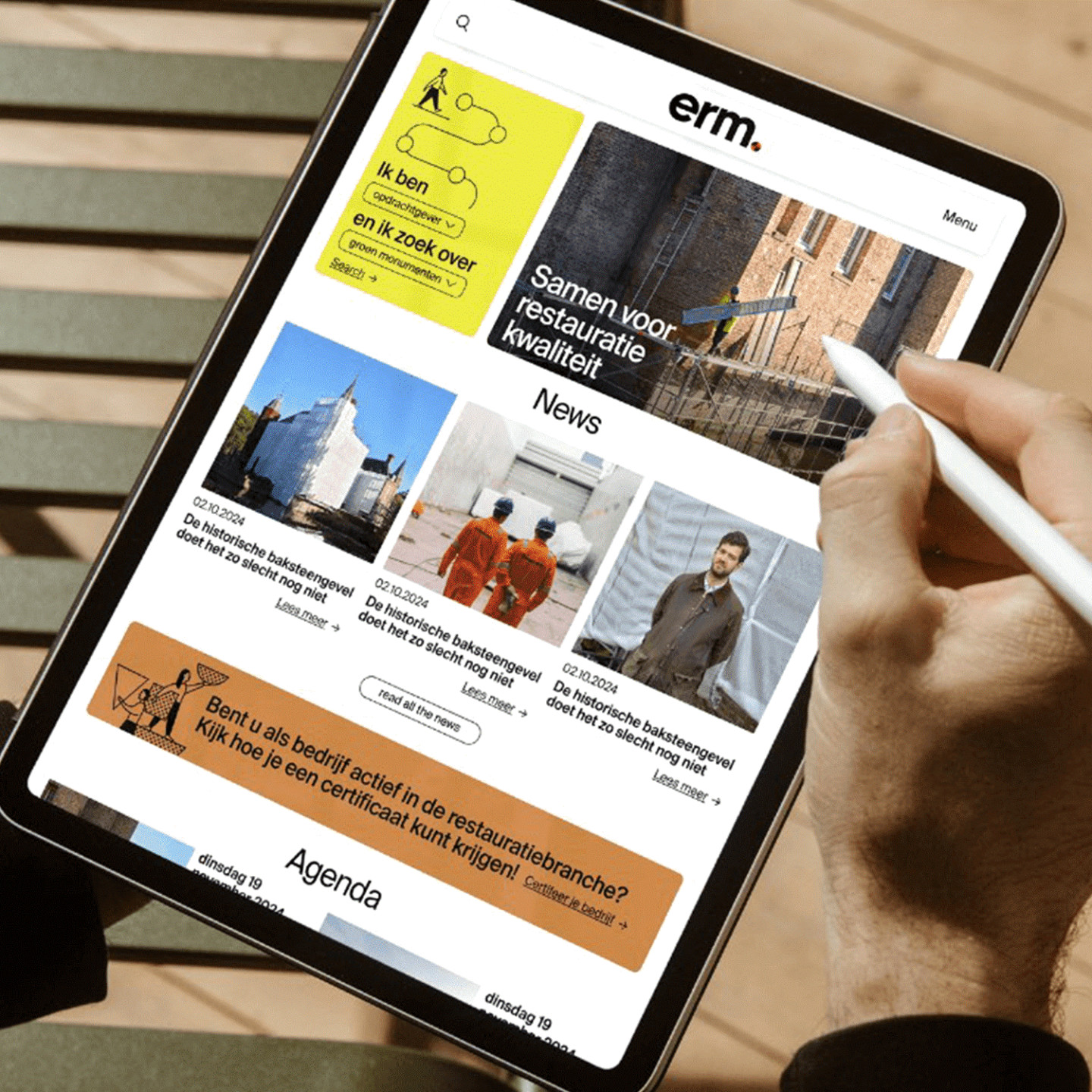 Nieuwe huisstijl en website ERM 