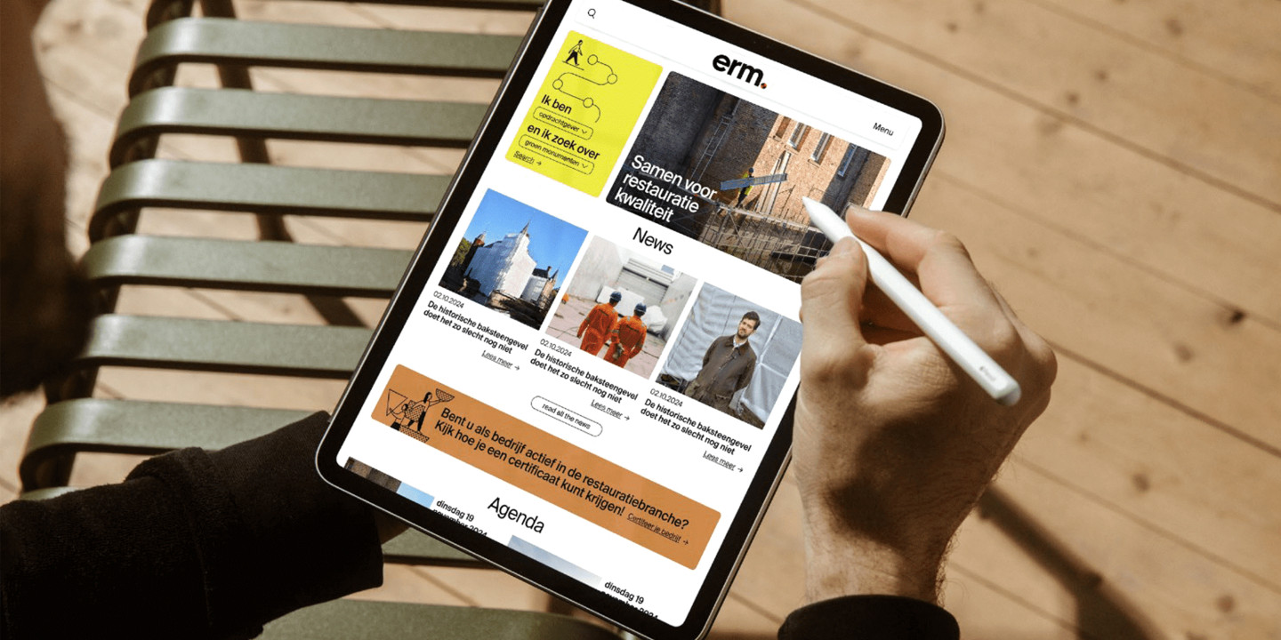 Nieuwe huisstijl en website ERM 